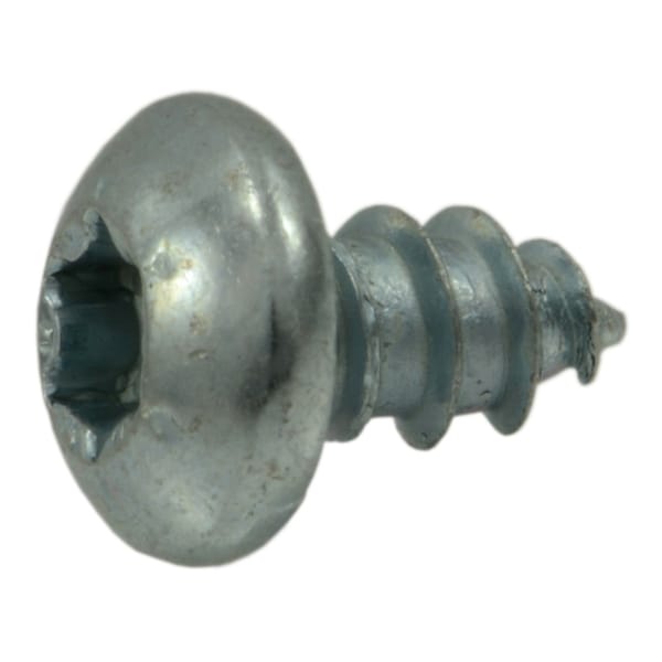 Midwest Fastener Sheet Metal Screw, #6 x 1/4 in, Zinc Plated Steel Pan Head Torx Drive, 35 PK 37052 - main